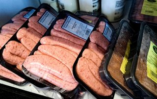 local fresh meat and sausages