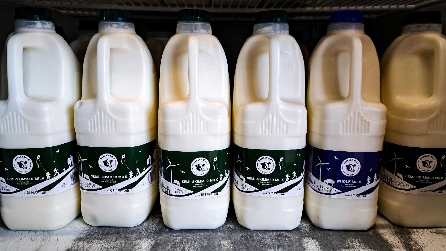 mawley milk in a fridge