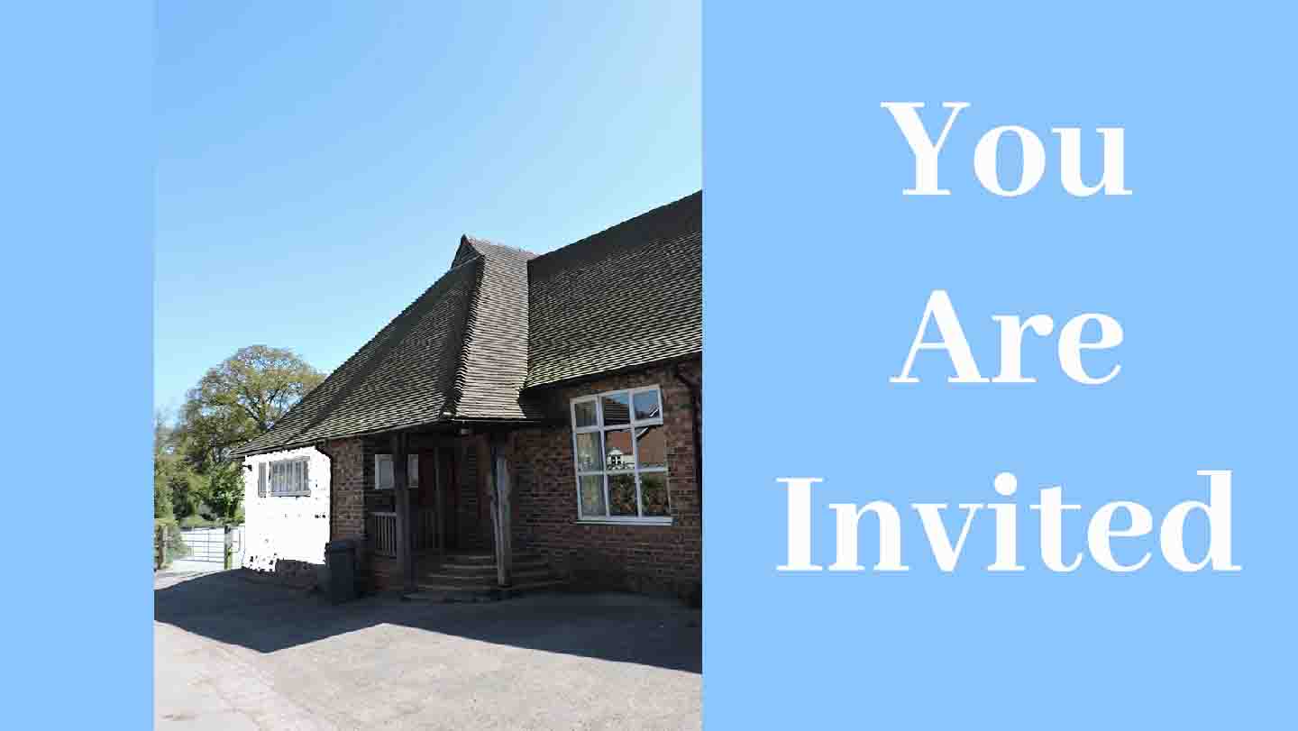 public meeting invite at village hall